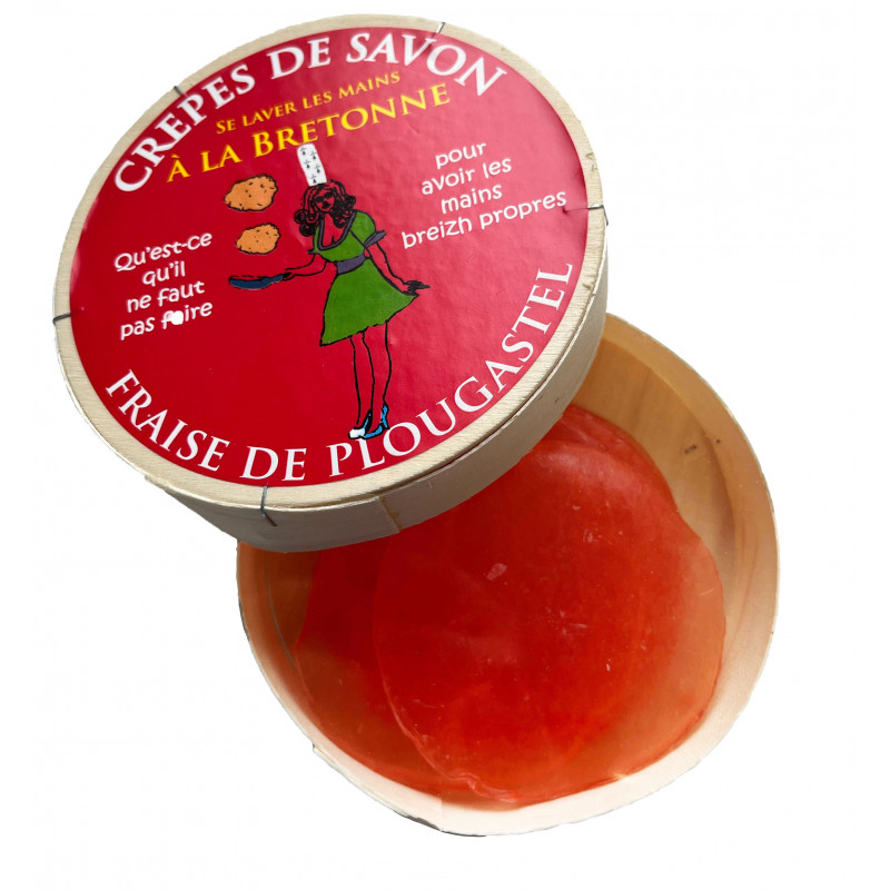 Crêpes de savon Fraise de Plougastel