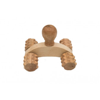 Rouleau de massage en bois