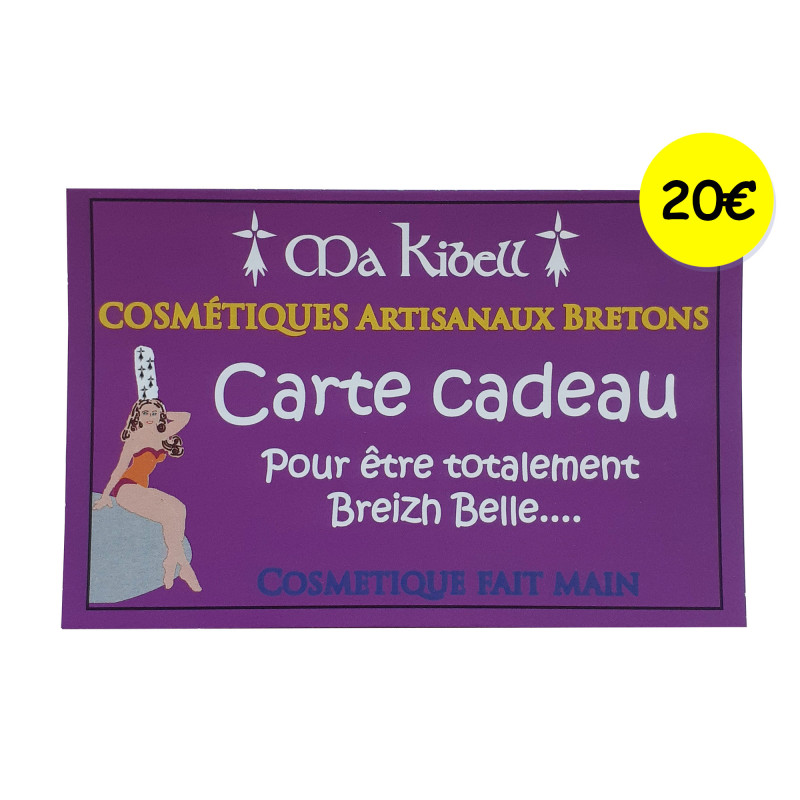 Carte Cadeau Ma Kibell 20€