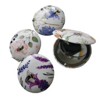 Miroir de poche "abeilles"