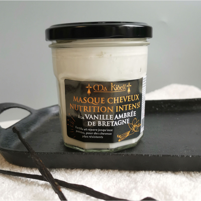 Masque Cheveux Nutrition Intense à la Vanille de Bretagne
