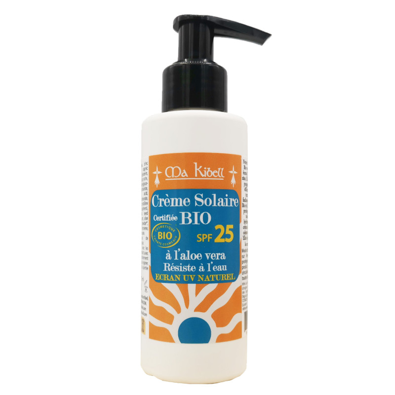 Crème Solaire Certifiée Bio SPF 25**