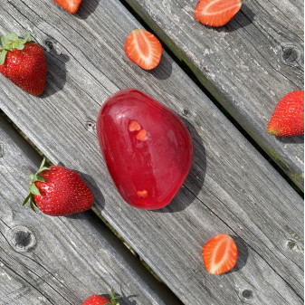 Galet de savon à la Fraise de Plougastel