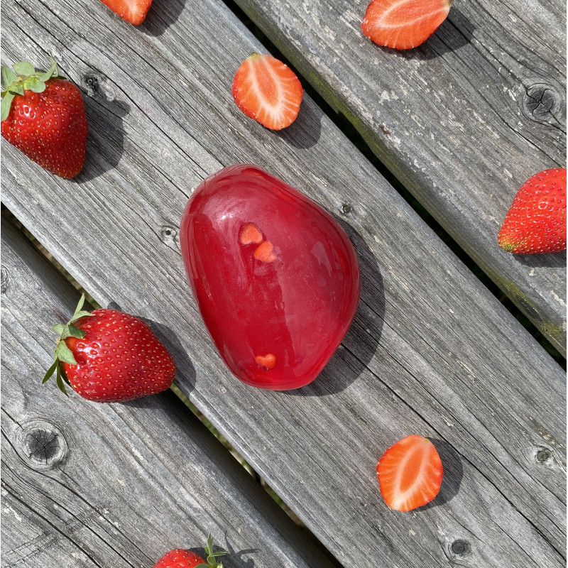 Galet de savon à la Fraise de Plougastel
