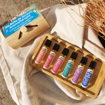 Ma Boîte Aromathérapie 6 Roll-on aux huiles essentielles