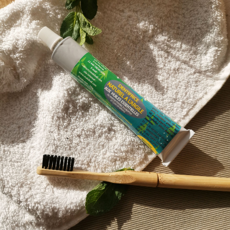 Dentifrice Naturel à l'Argile et aux huiles essentielles