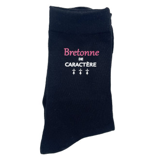Chaussettes en bambou "Bretonne de caractère"