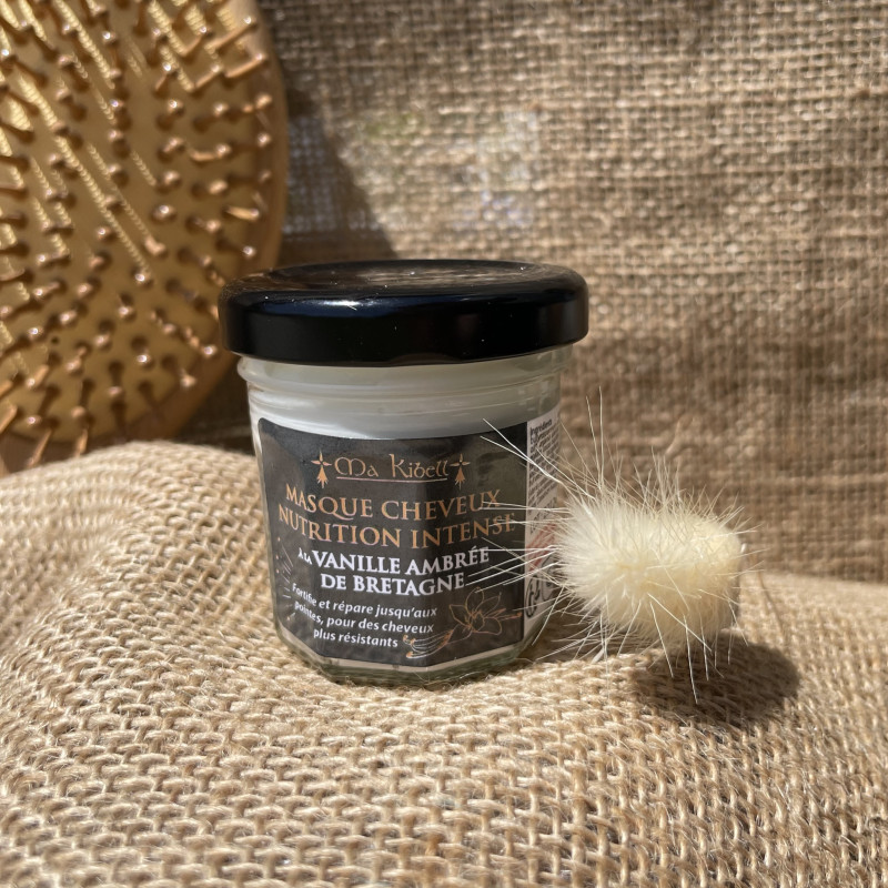 Mini Masque Cheveux Nutrition Intense à la Vanille de Bretagne