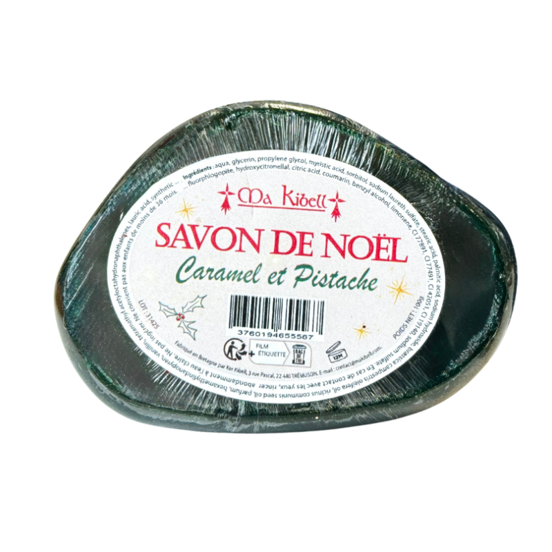 Savon de Noël Caramel Pistache