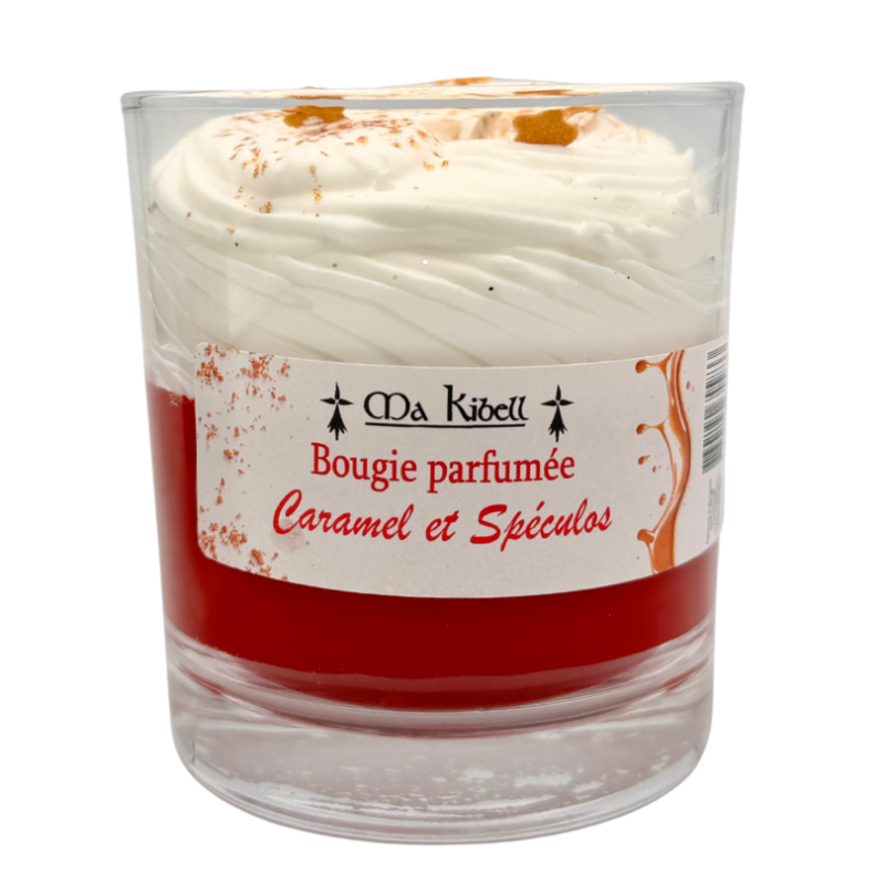 Bougie de Noël Caramel Spéculos