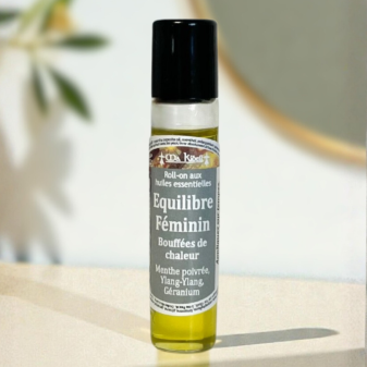 Roll-on aux huiles essentielles Équilibre Féminin