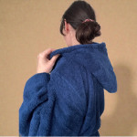 Peignoir triskell bleu