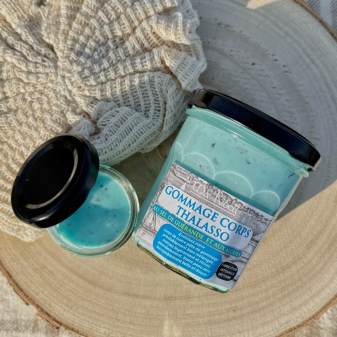 Méga Gommage Corps Thalasso au sel de Guérande et aux algues 200ml