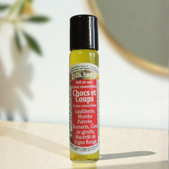 Roll-on aux huiles essentielles Chocs et Coups