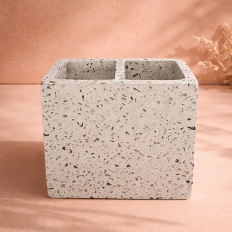 Porte brosse à dents effet Terrazzo