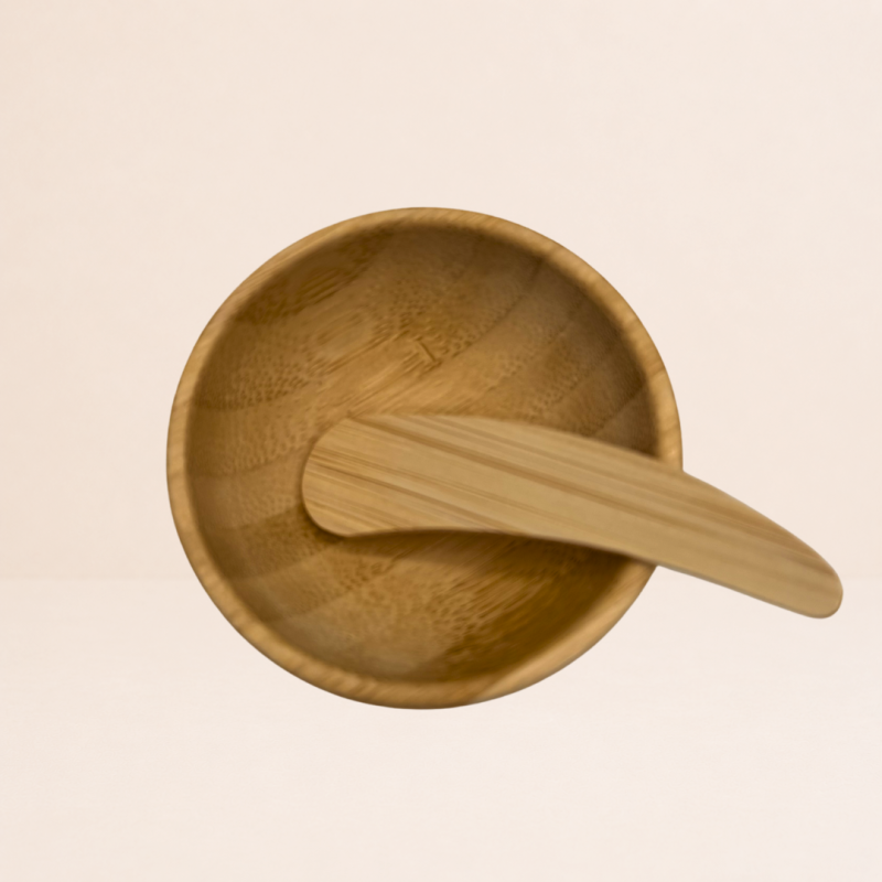 Kit pour masque peel-off bois (bol + spatule)