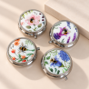 Boîte à pilules ronde Nectar et Fleurs